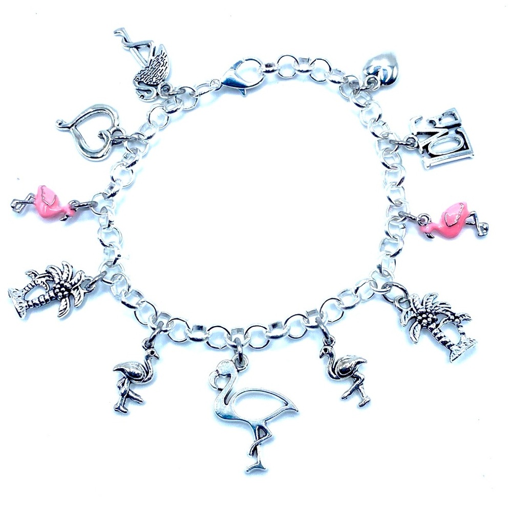 Flamingo Charm Bracelet